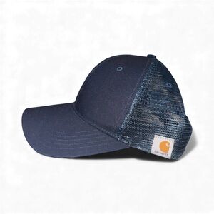 Carhartt Men's Dark Blue Mesh Back Cap